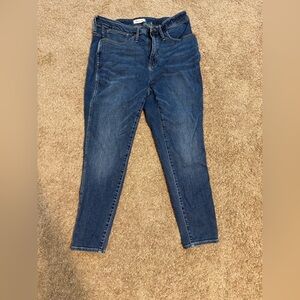 Madewell Blue Skinny Jeans